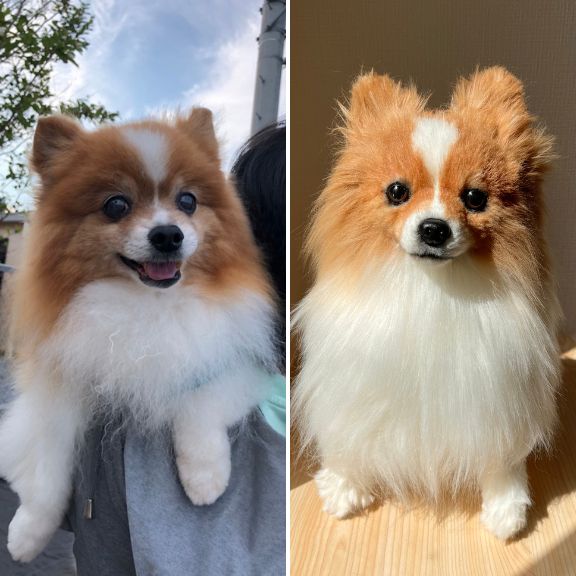 Custom-made stuffed toys that look just like your pet