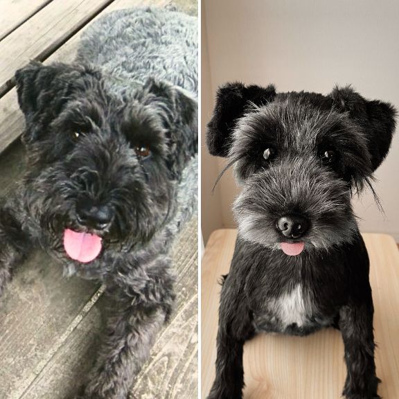Custom-made stuffed toys that look just like your pet