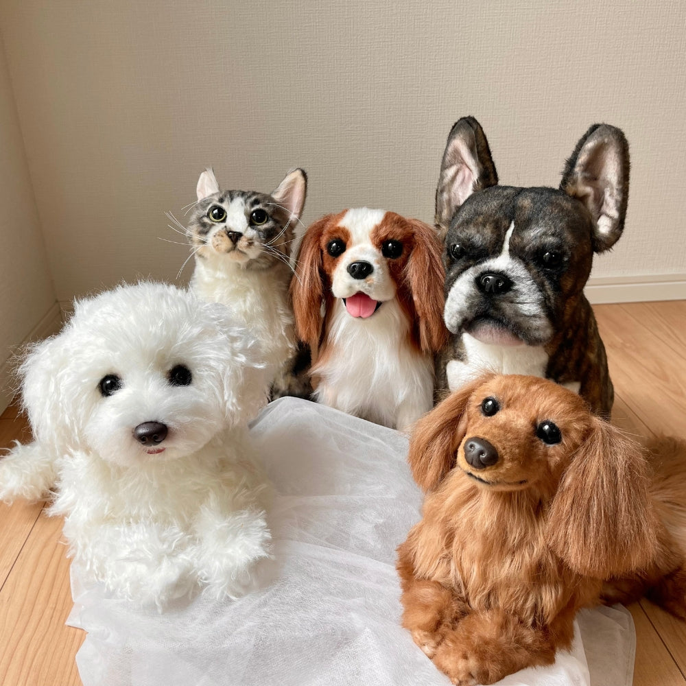 Custom-made stuffed toys that look just like your pet