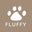 Custom-made stuffed toys for pets FLUFFY Dogs, cats, and small animals logo